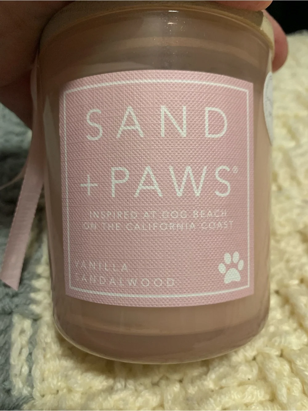 Pink Vanilla & Sandalwood Pet Candle - Picture 3 of 6